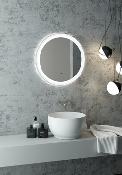 Зеркало "Planet white Led" D 600 с бесконтактным сенсором
