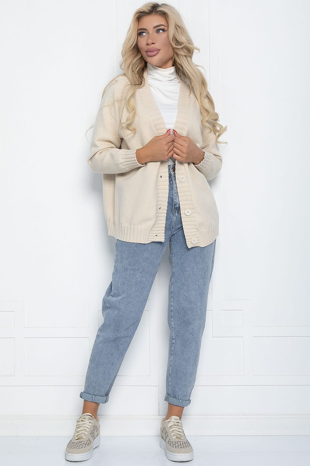 Кардиган Вилла (бежевый) Б11285 LT Collection