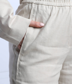 льняное штаны Marc Cain - бежевый(SS 81.38 W03)