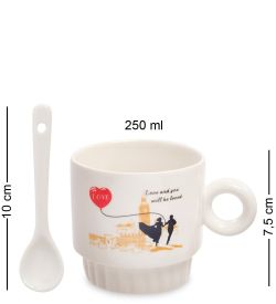GAEM Art MUG-170/4 Набор из двух кружек «Любите и будете любимы»