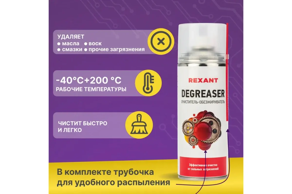 Очиститель и обезжириватель DEGREASER (400 мл) REXANT 85-0006