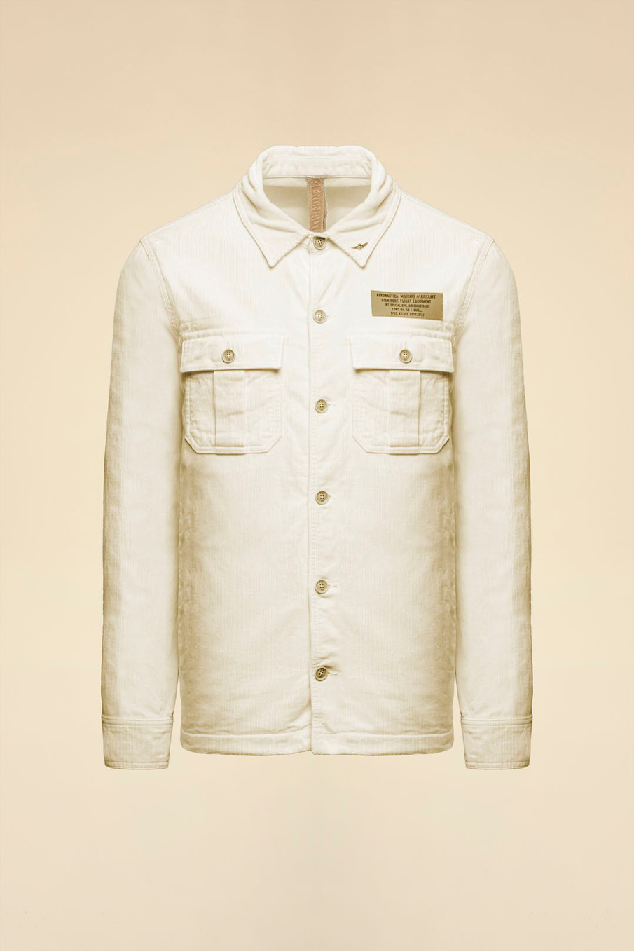 Куртка-рубашка из хлопка (зеленая)