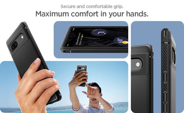 Чехол Spigen Rugged Armor для Google Pixel 7a - Черный | Balck