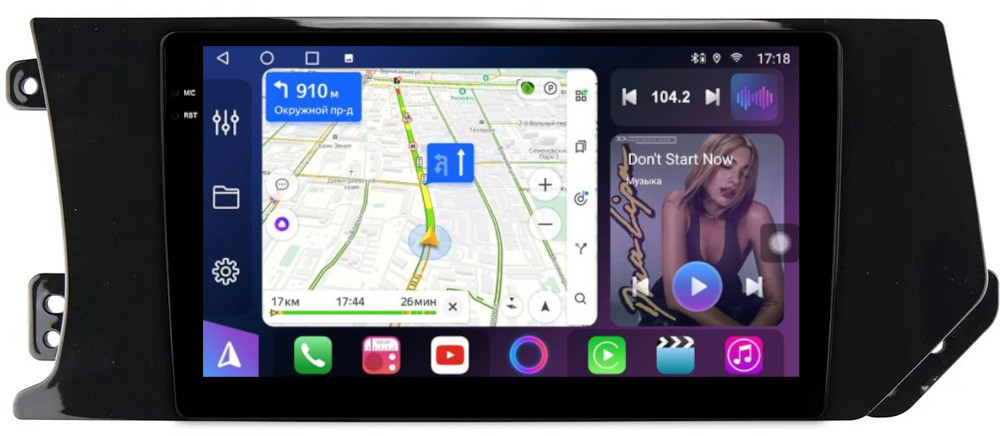 Магнитола для Haval F7, F7x 2019-2022 - FarCar BM3130M монитор 9.5" QLED на Android 14, TS10, 4+32Гб, CarPlay, 4G SIM-слот