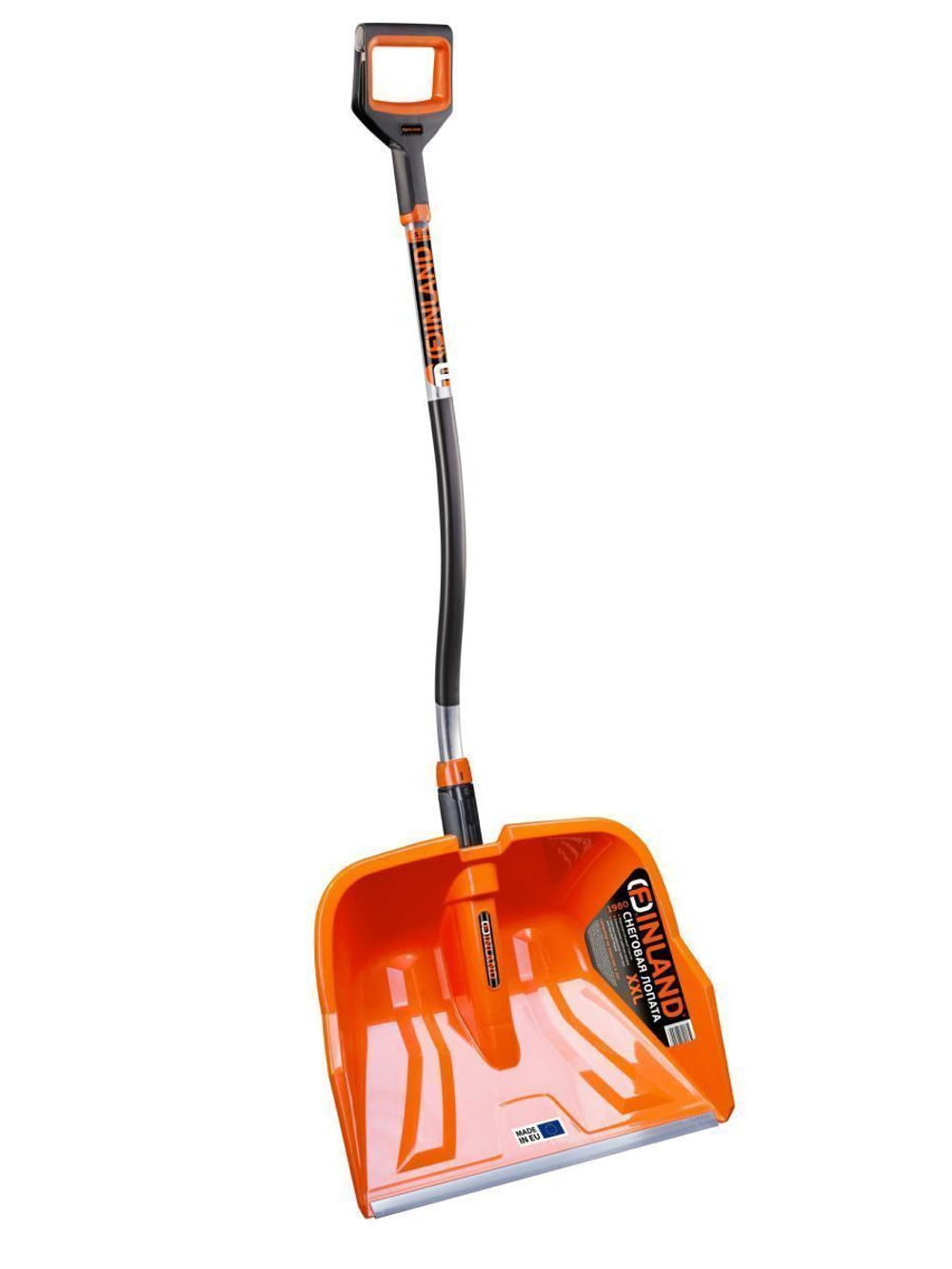 FINLAND XXL Лопата снеговая 540х435х1450 мм, алюминиевый эргономичный черенок 1980