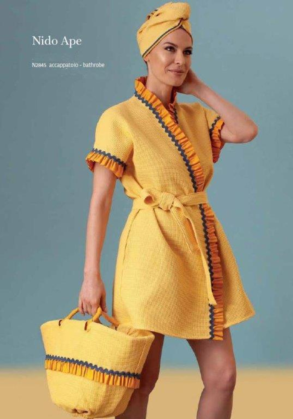 Халат Luna di Giorno Nido Ape 2845 565 zafferano желтый