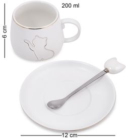 MUG-413/2 Чайная пара «Кошечка»