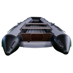 Лодка пвх riverboats (ривербот) rb - 320 нднд лайт (цвет: серый/чёрный)