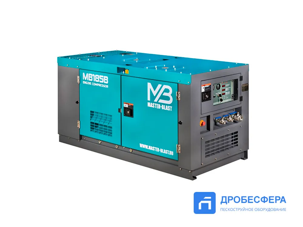 Дизельный винтовой компрессор MASTER BLAST MB185B
