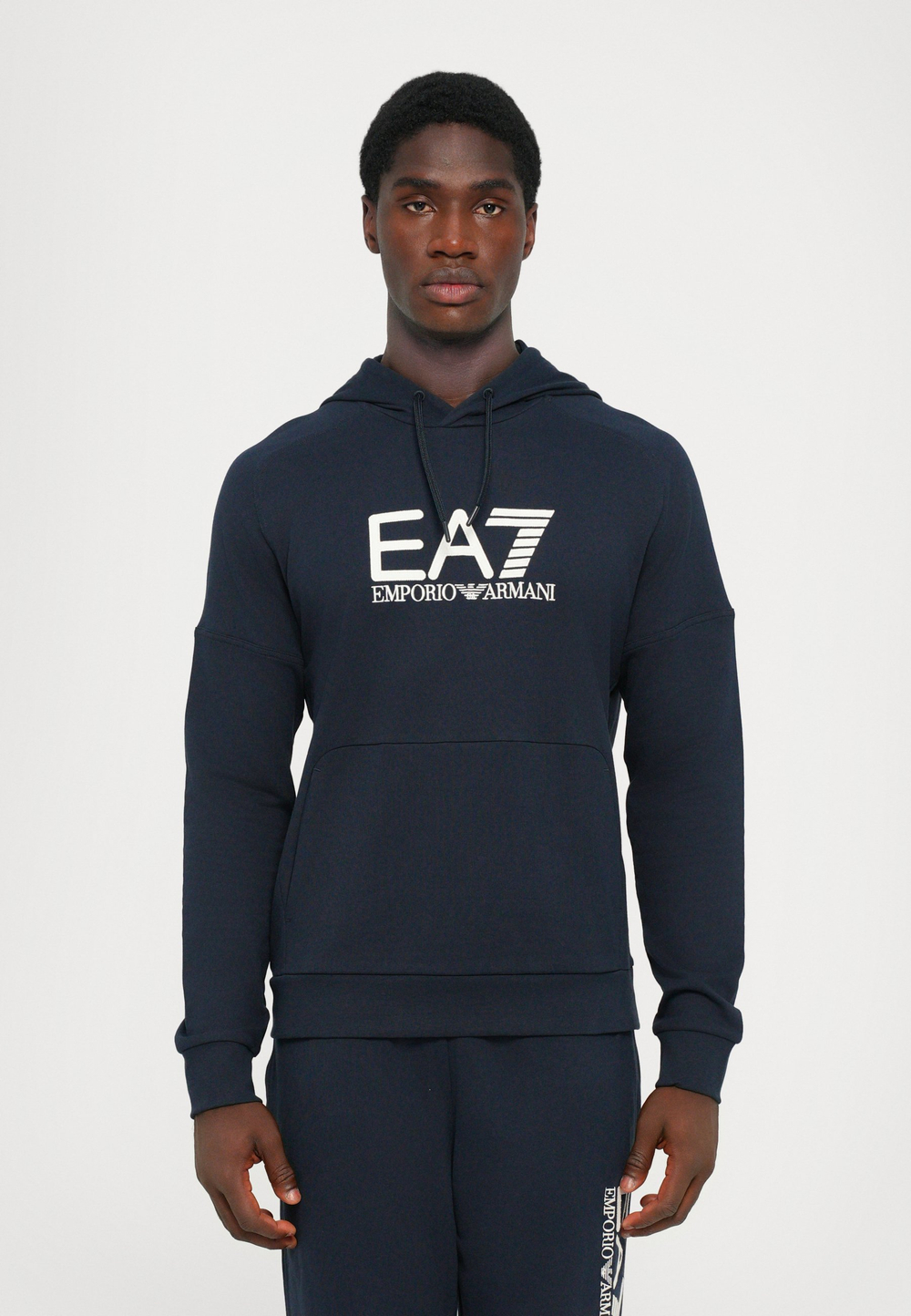 EA7 Emporio Armani Толстовка с капюшоном - Синий
