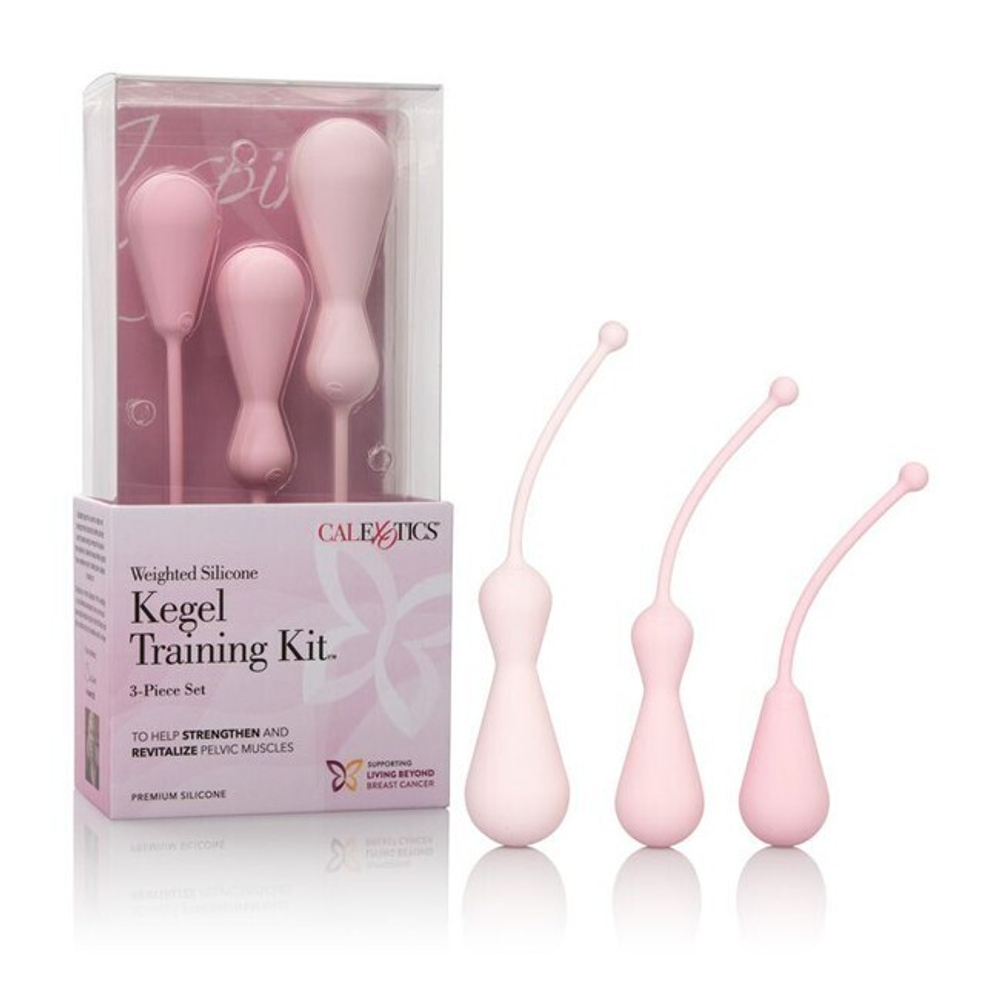 Набор вагинальных кегель Inspire Kegel Training Kit (Цвет: розовый)