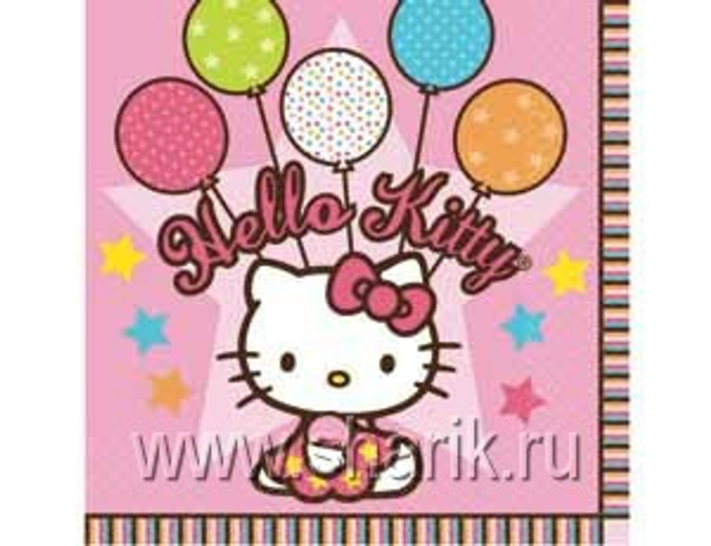 Салфетка Hello Kitty  хеллоу китти 33см 16шт.