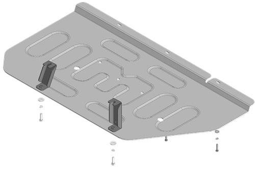 Защита топливного бака. 4 мм, Алюминий для Voyah Free 2023-н.в., Motodor.348604