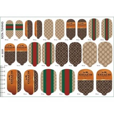 Sota Пленки для дизайна ногтей, маникюра М0059