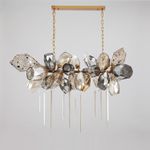 Люстра 8898P/BM gold/smoky