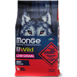 Сухой корм Monge Dog BWild LOW GRAIN для взрослых собак, низкозерновой, из мяса оленя 2,5 кг