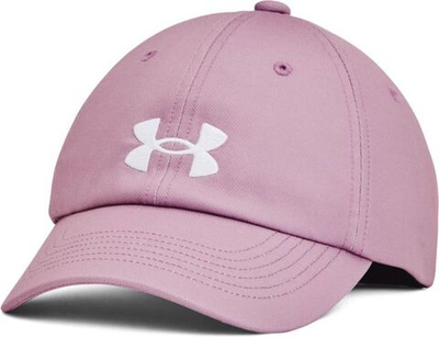 Кепка теннисная Under Armour Girls Play Up Cap - mauve pink/white