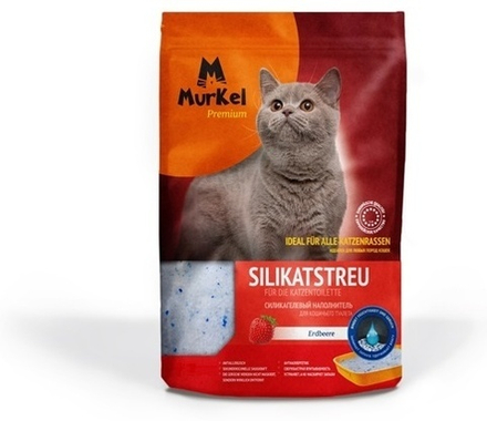 Наполнитель Murkel 22л Клубника Силикагелевый