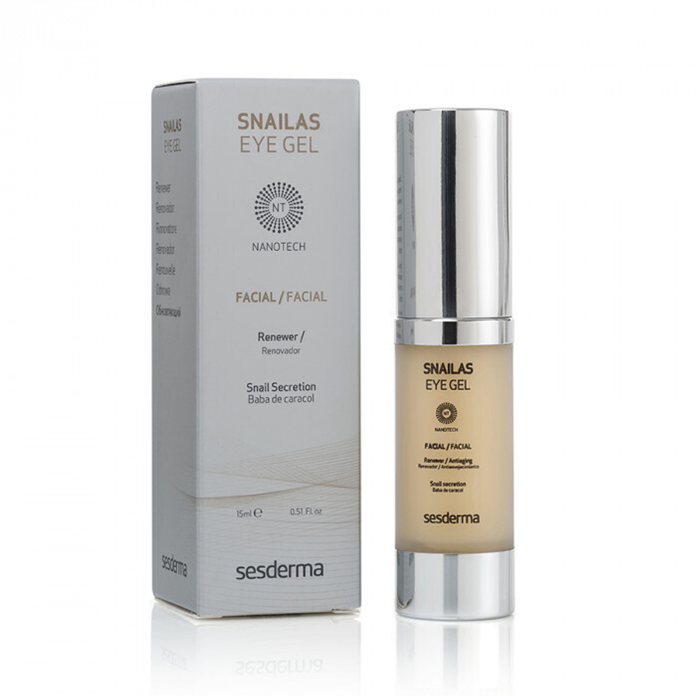Sesderma SNAILAS Eye Gel - Гель восстанавливающий для зоны вокруг глаз, 15 мл
