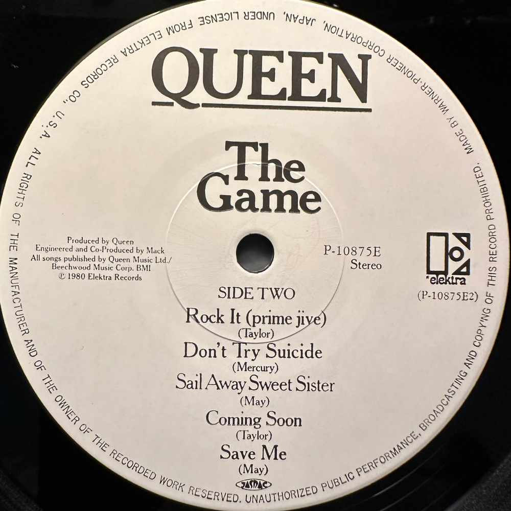 Queen - The Game (Япония 1980г.)