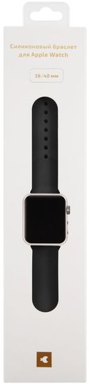 Ремешок moonfish для Apple Watch 38/40 мм, силикон, винный