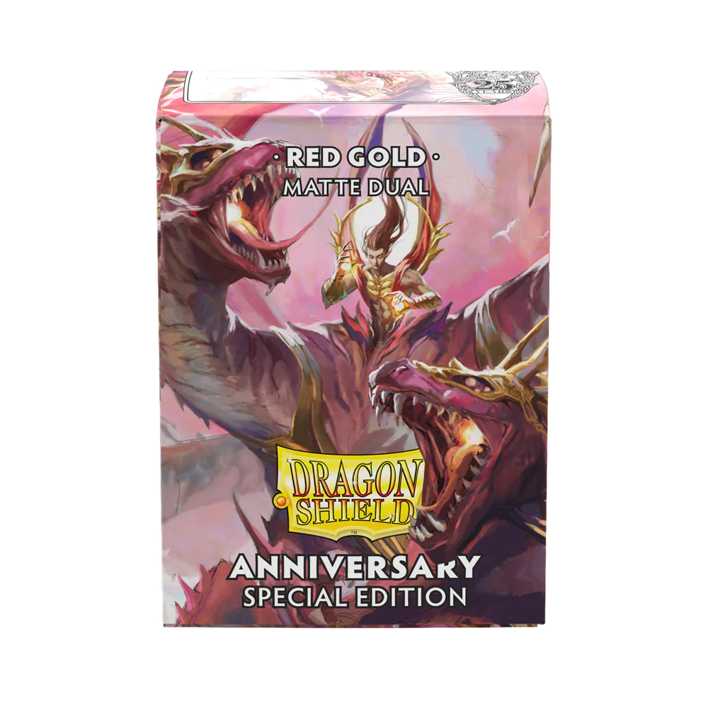 Dragon Shield - протекторы Matte Dual Sleeves Special Edition - Red/Gold 100 штук