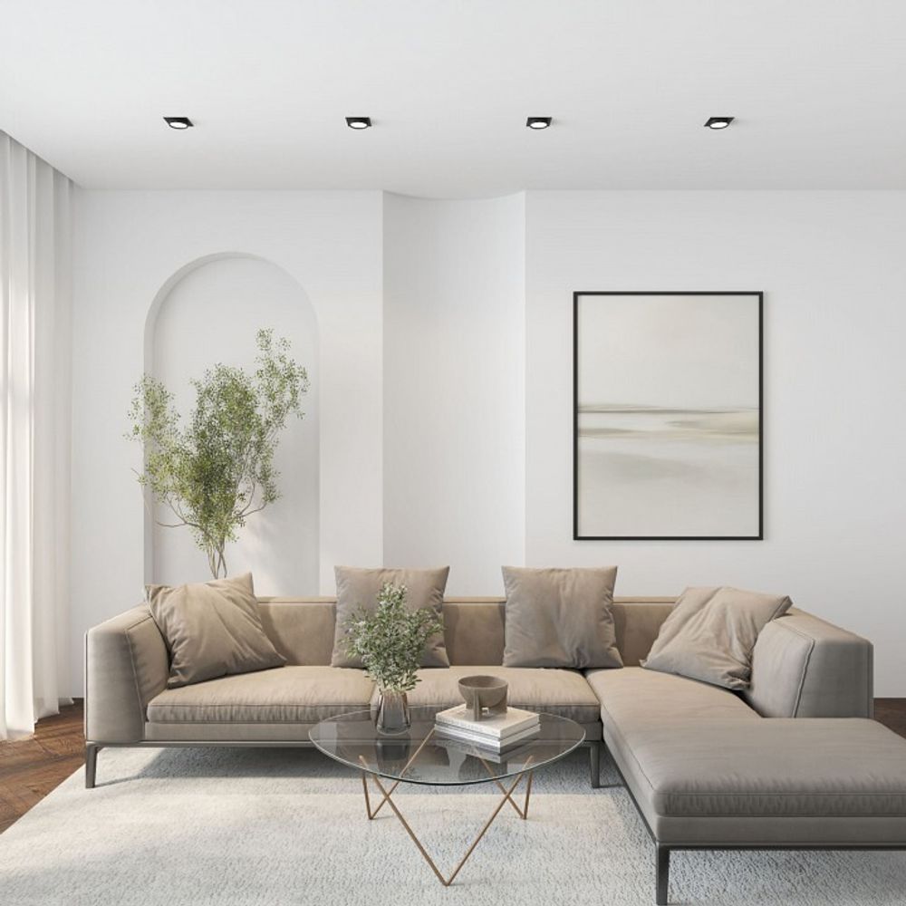 Встраиваемый светильник Denkirs FLAT DK2091-BK