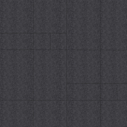 Тротуарная плитка ГРАНДО - Стоунмикс Черный, комплект из 4 видов плит