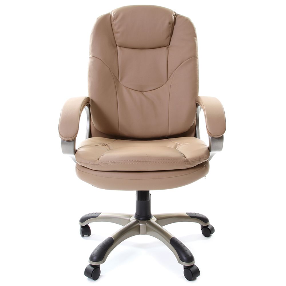 Кресло руководителя Chairman 668 PL, экокожа премиум беж, механизм качания