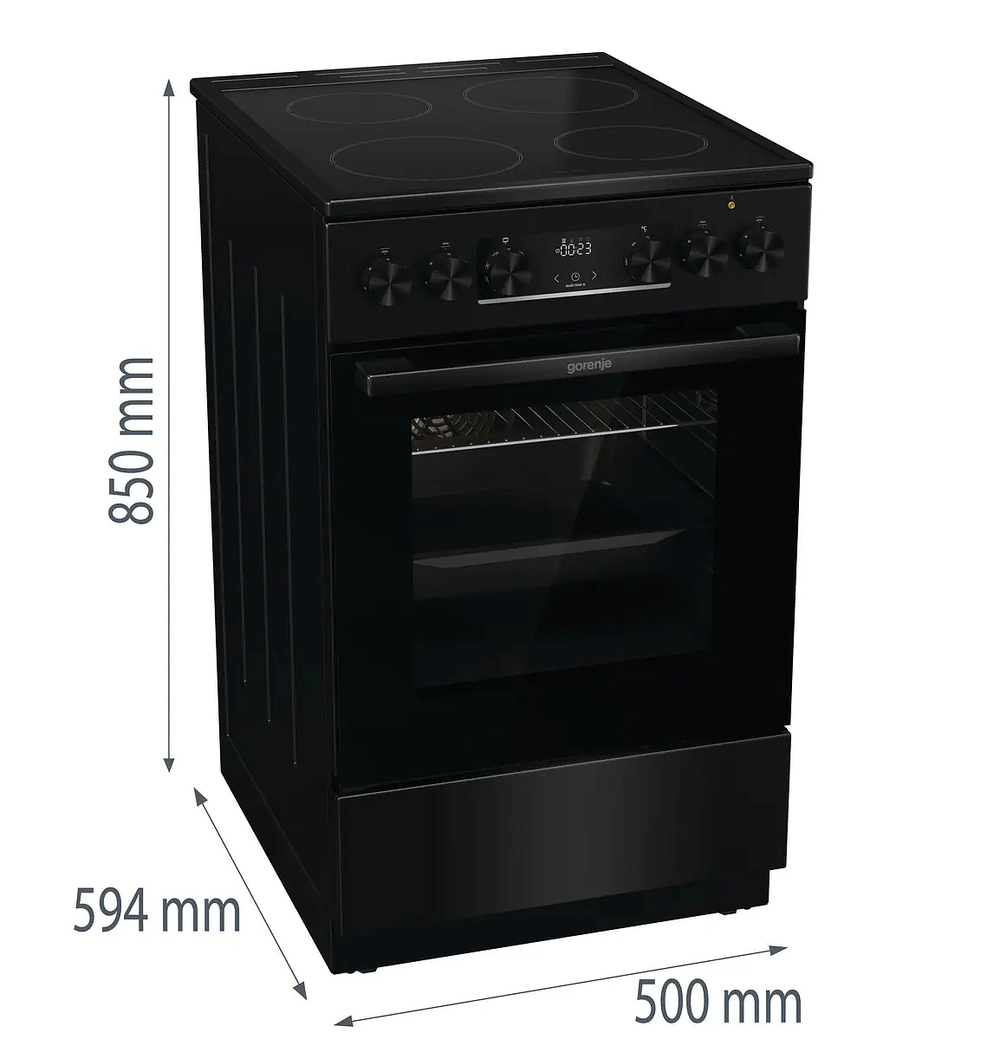 Электрическая плита Gorenje GEC5C40BG