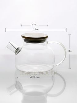чайник стеклянный с размерами