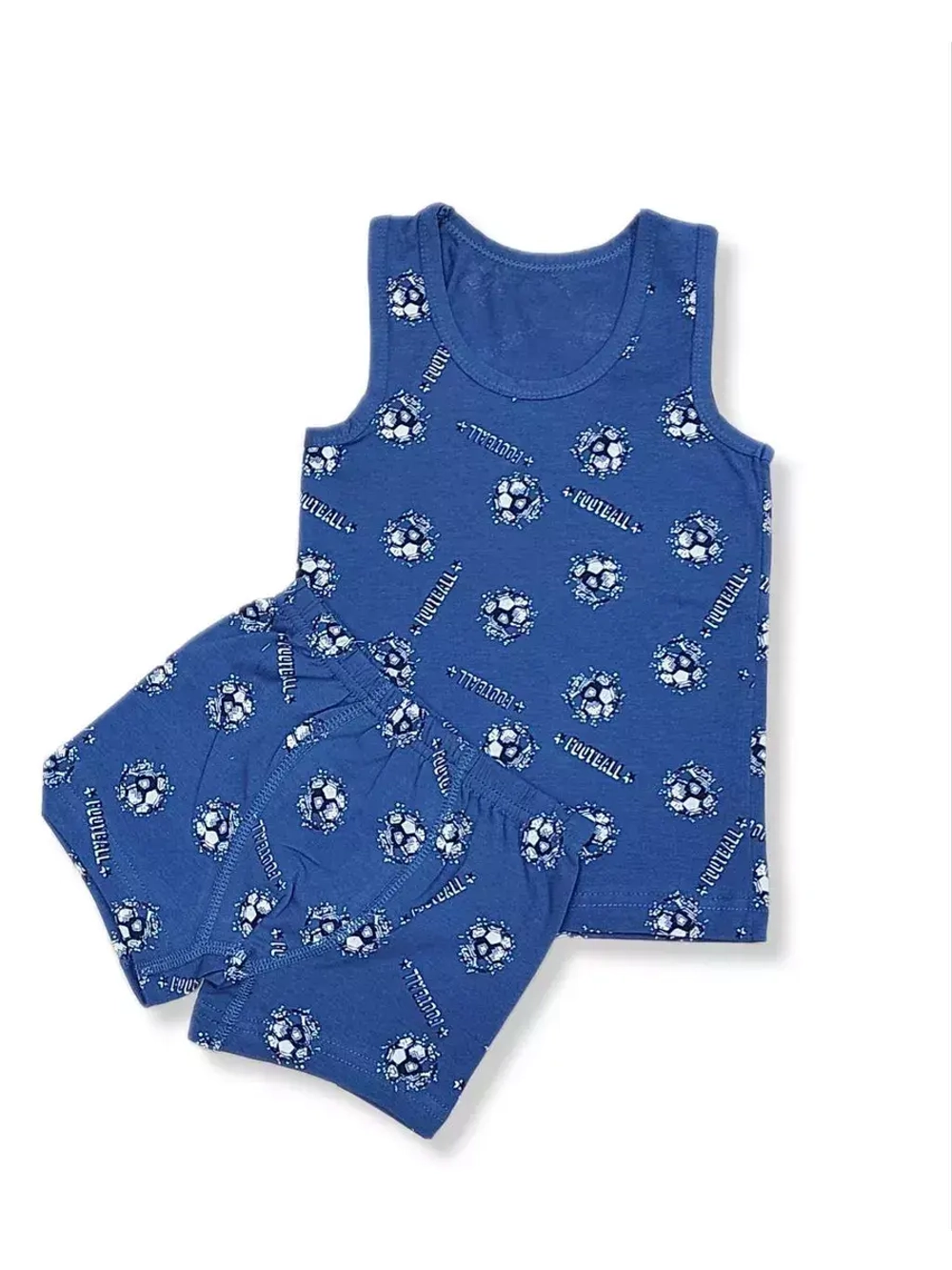 Комплект майка и боксеры для мальчика хлопок.