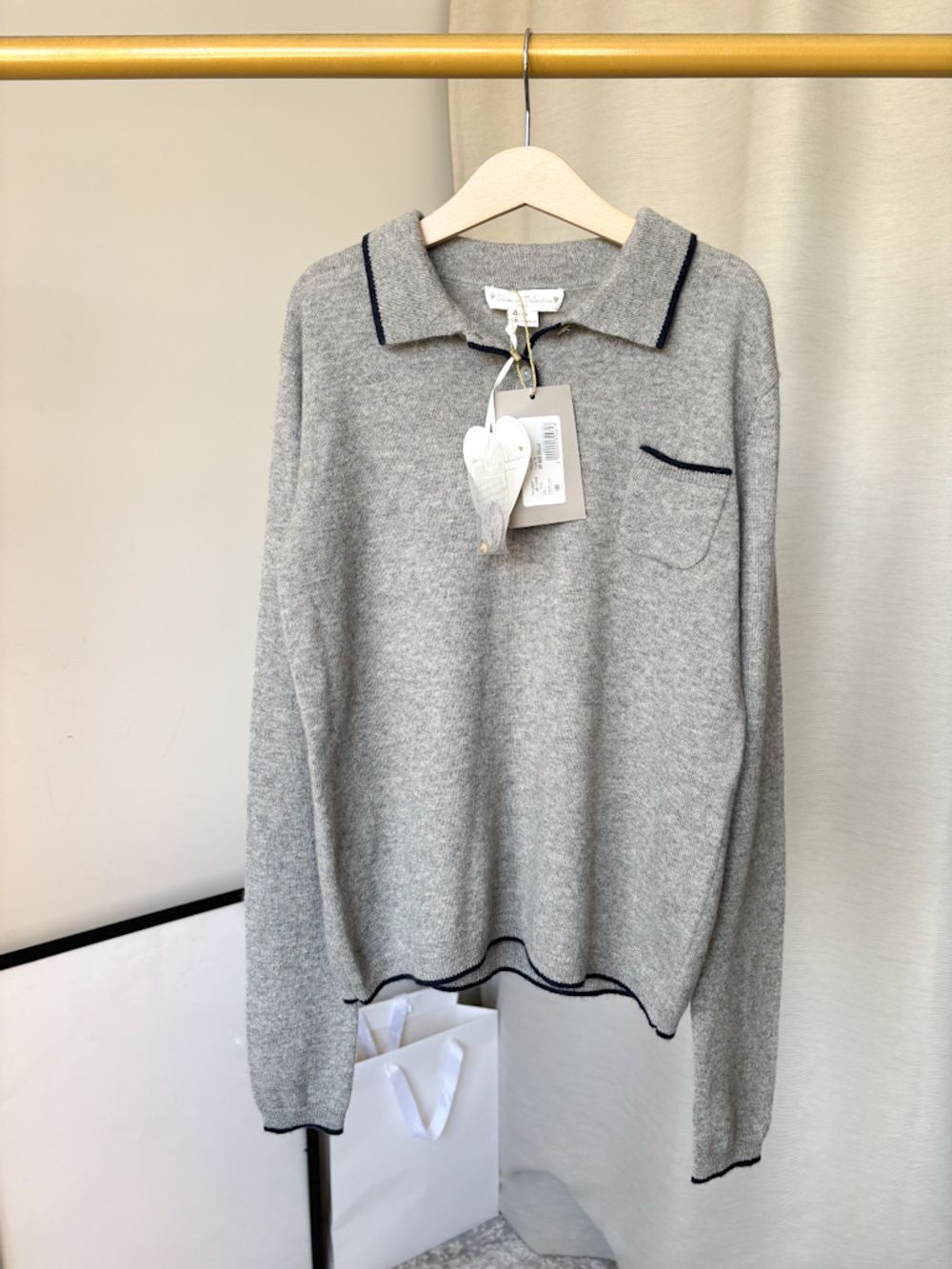 Новое кашемировое поло Oscar et Valentine, 164