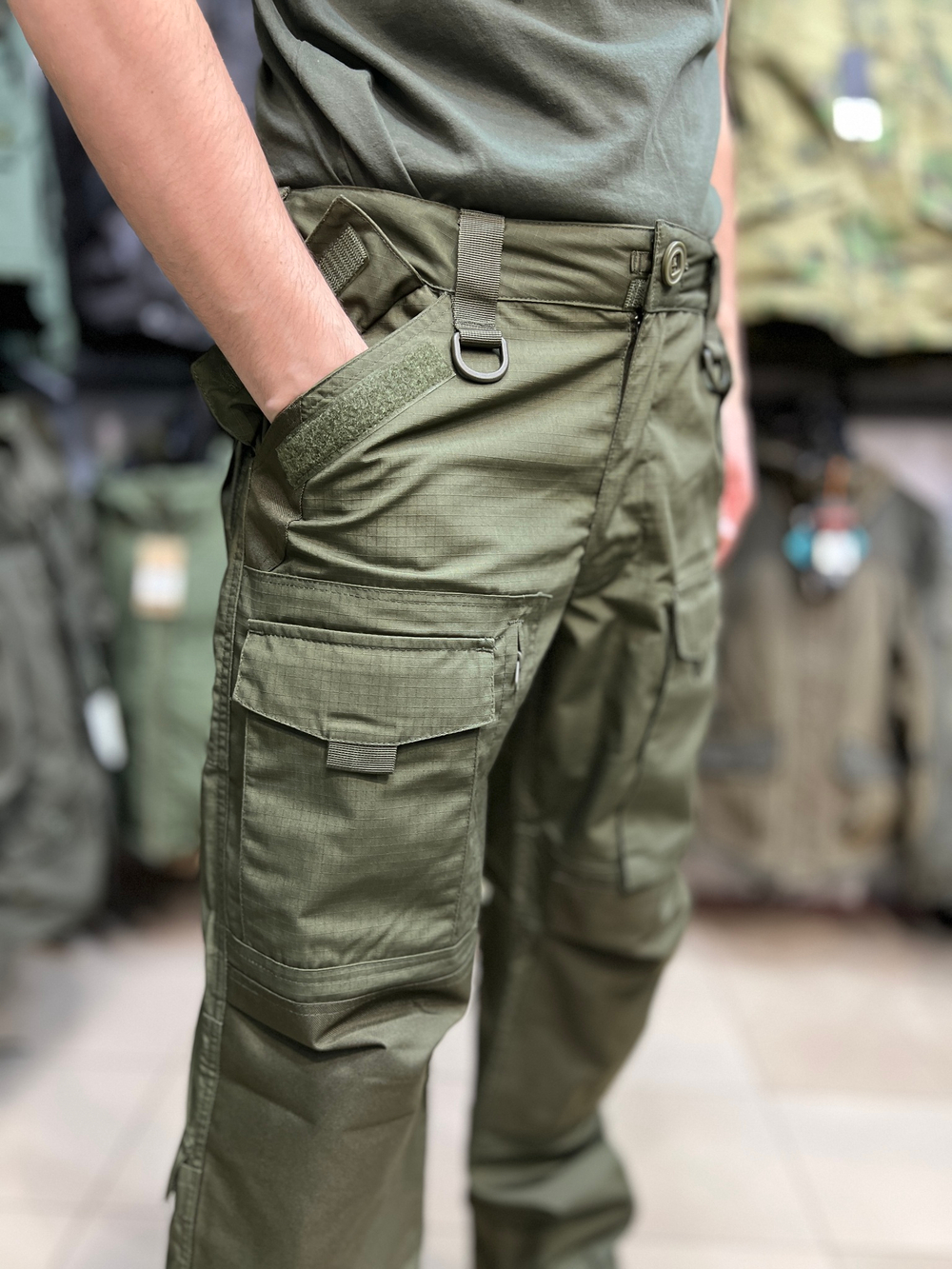 Костюм тактический Rescuer Олива (RipStop, MOLLE, демисезон)