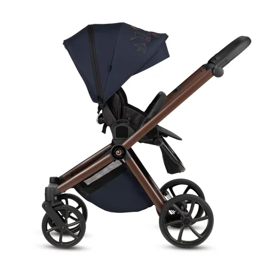 Коляска 3 в 1 Tutis Mio 3+ Limited Edition Midnight Swallow
