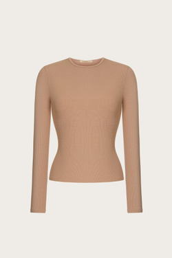 ЛОНГСЛИВ ИЗ ВИСКОЗНОГО ТРИКОТАЖА