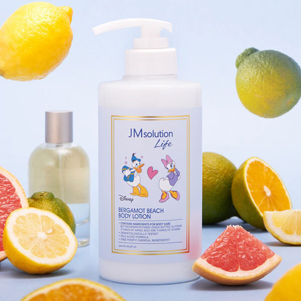 Лосьон для тела с бергамотом JMsolution Life Disney Collection Bergamot Beach Body Lotion, 500 мл