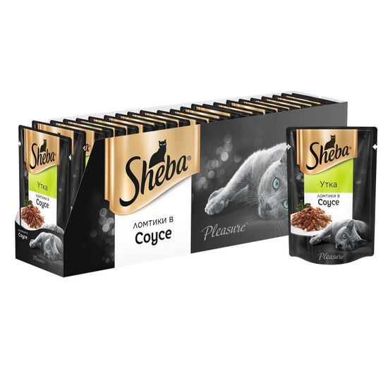 Sheba пауч в соусе утка 85 гр