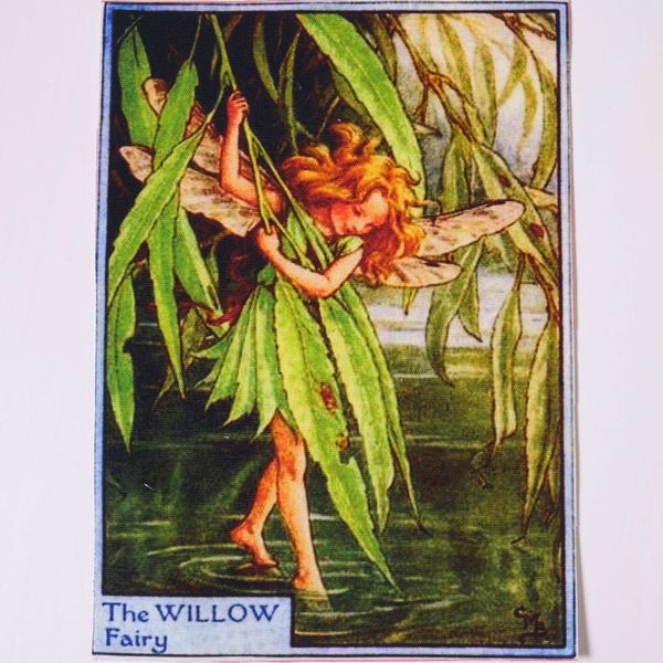 THE WILLOW FAIRY. панно, холст 20 / 15 см 1