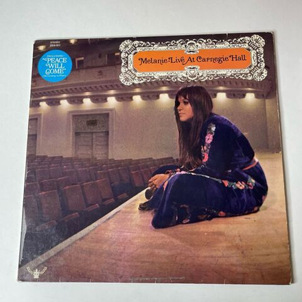 Винтажная виниловая пластинка LP Melanie Live At Carnegie Hall (Germany 1970)