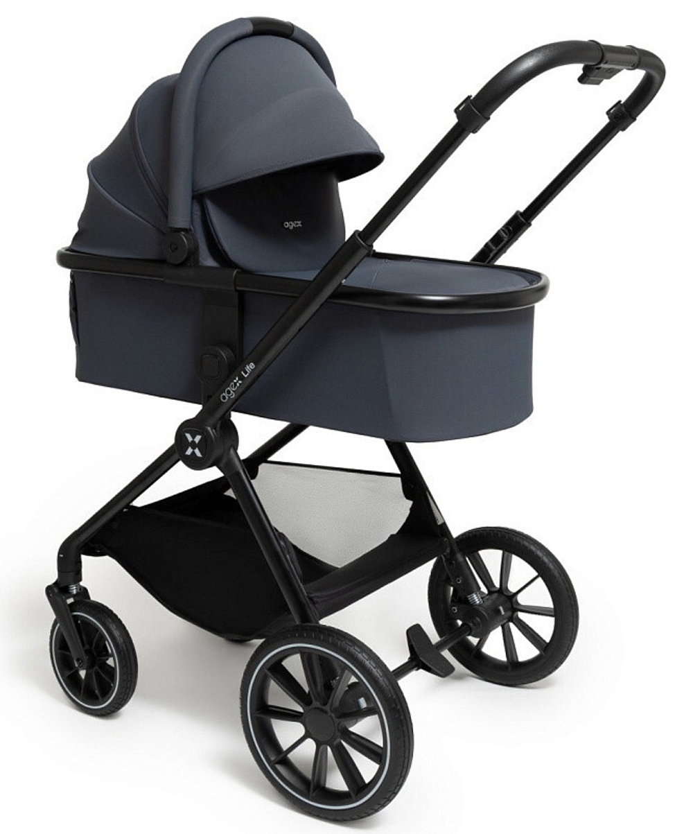 Коляска Agex Life 3 в 1 с автокреслом Simple Grey ALG511 Grey (Серый)