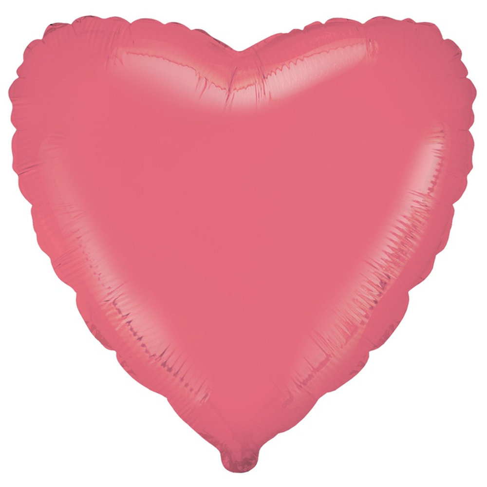 Шар фольгированный Сердце 46 см (Красный)