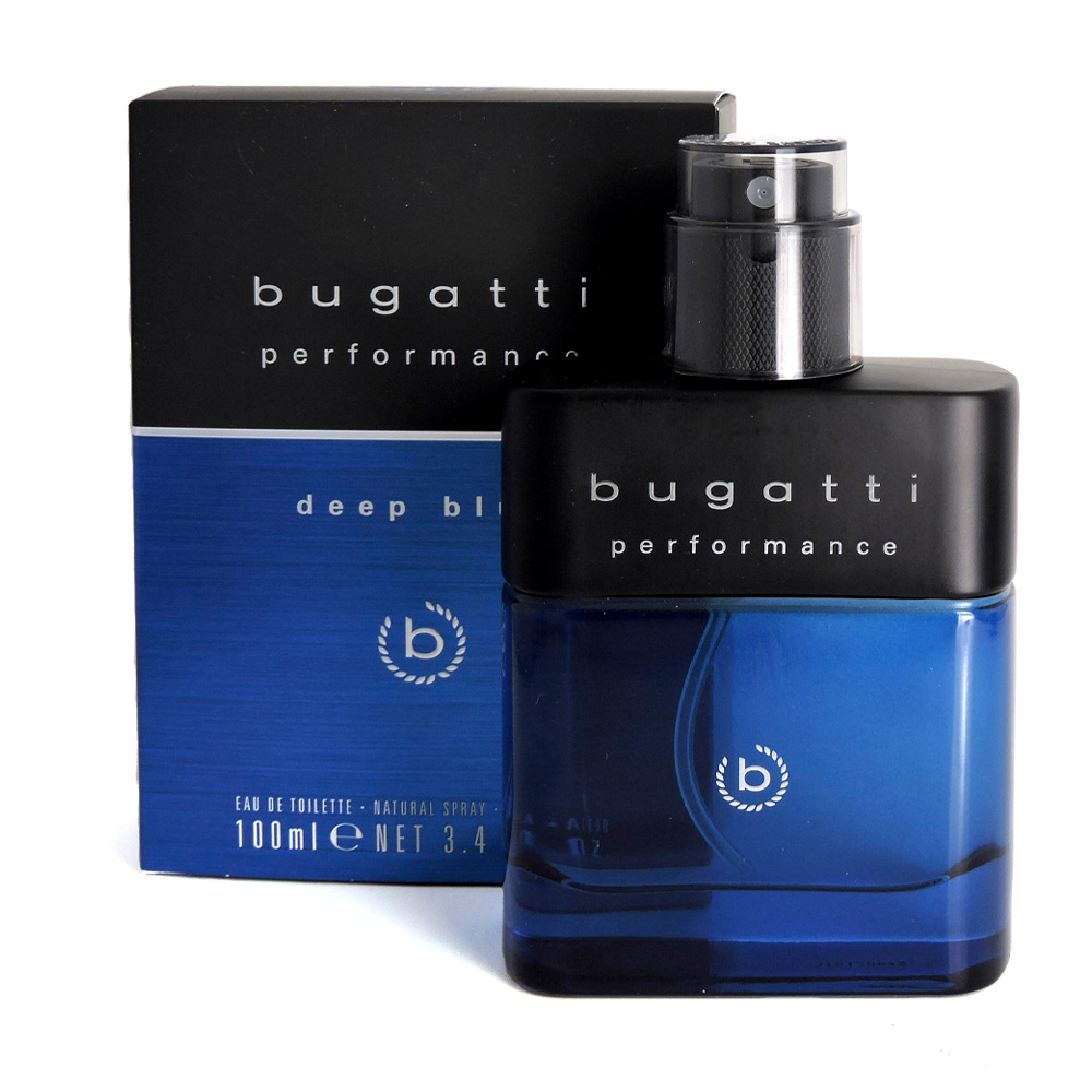 Bugatti Perfomance Deep Blue — туалетная вода для мужчин.  Сандалово-карамельный и слегка фруктовый.