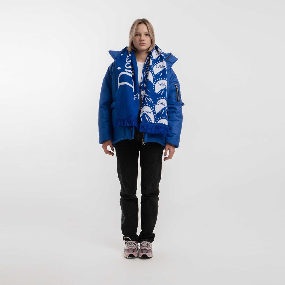 Шарф Dissident "DZ" Двусторонний Сине-Белый