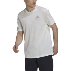 Мужское теннисное поло adidas HC Graphic T-Shirt Men - White