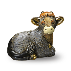 De Rosa Rinconada Керамическая cтатуэтка Бычок рождественский