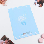 3815387 Папка для свидетельства о рождении для мальчика «Мишка», под новый формат, 32 х 22,3 см