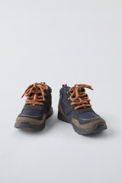 ZARA БОТИНКИ-ХАЙКЕРЫ, СИНИЙ