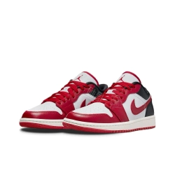 Женские кроссовки Air Jordan 1 Low 'White Gym Red' DC0774-160