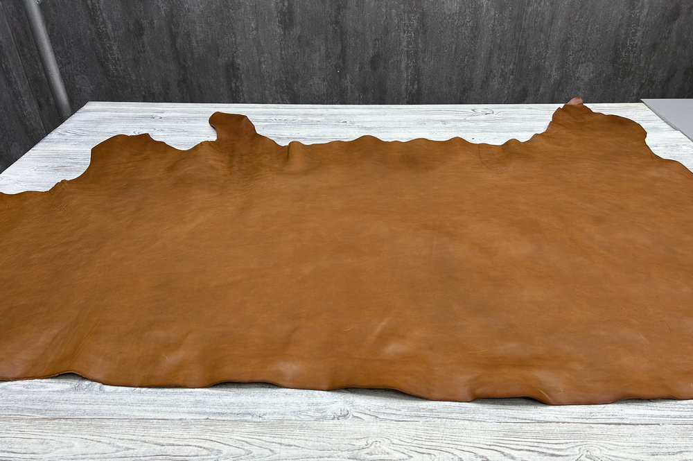 Фулон цв. Коньячный / Foulonne Soft Cognac, толщ. 1,5-1,7 мм, натуральная кожа